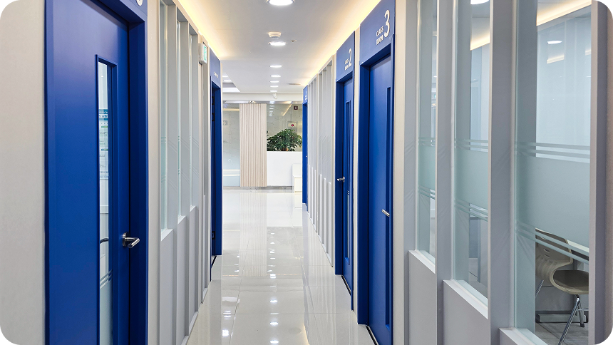 프리미엄센터 복도